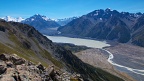 Tasman glacier lake and river