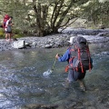 Crossing Temple Stream South Branch near South Temple Hut
