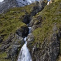 Waterfall under Mount Huxley, Upper Ahuriri Valley