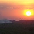 Sunset over cerrado