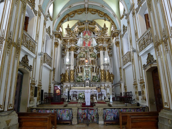 Alter of church Igreja de Nosso Senhor do Bonfim