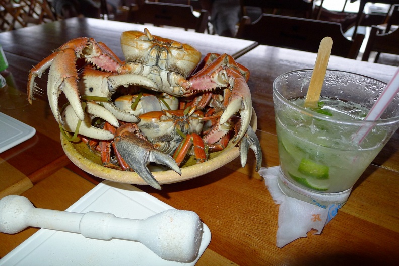 Crabs and caipirinha