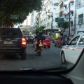 Multi-lane traffic with motorbikes