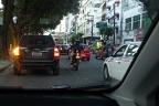 Multi-lane traffic with motorbikes