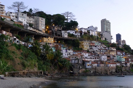 Favelas near the harbour