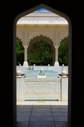 Archway in Indian garden
