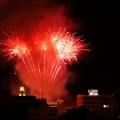 Midnight fireworks at Octagon