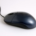 Black optical mouse