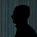 Matrix-theme silhouette