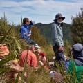 Lunch break at point 588 metres on Greengage Track