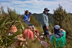 Lunch break at point 588 metres on Greengage Track