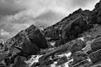 Granite boulders on Mount Titiroa