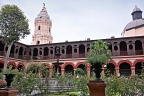 First cloister of Saint Dominic Priory, centre of Lima, Peru