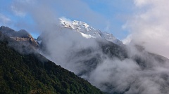 Snowy rugged peak of Mount Gifford