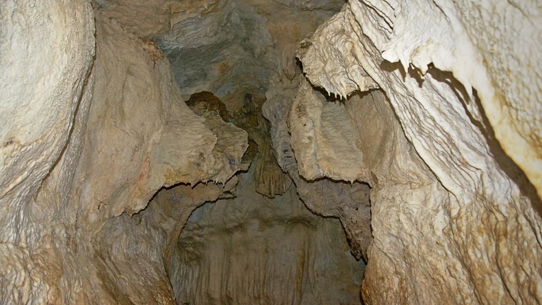 Decorations inside Luxmore Cave