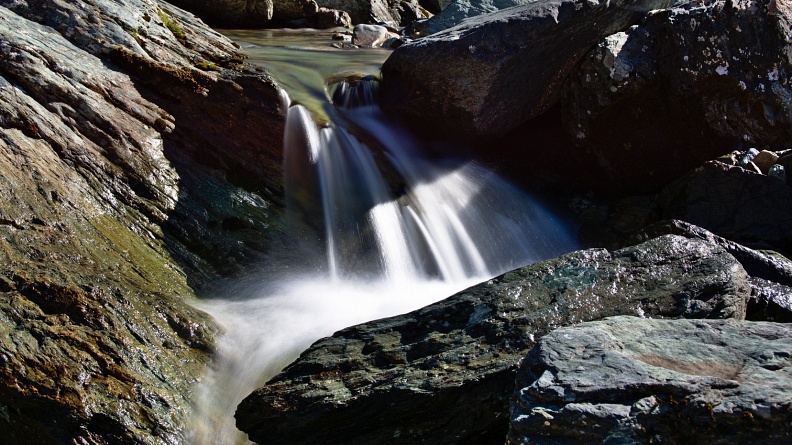 Detail of Hidden Falls Creek