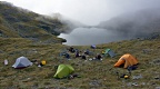 Campsite at Fohn Lakes
