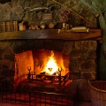 Fireplace at Green Dragon Inn