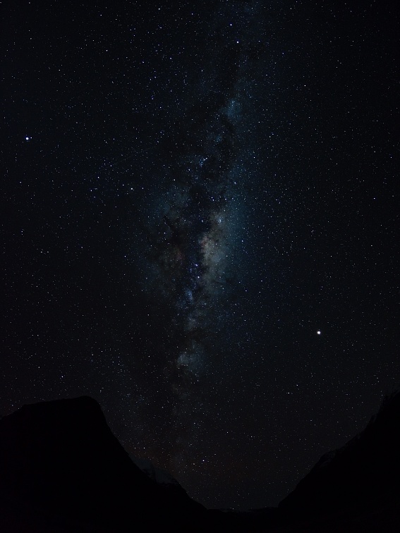 Milky Way above Routeburn Valley