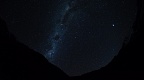 Milky Way above Routeburn Falls with Jupiter on the right