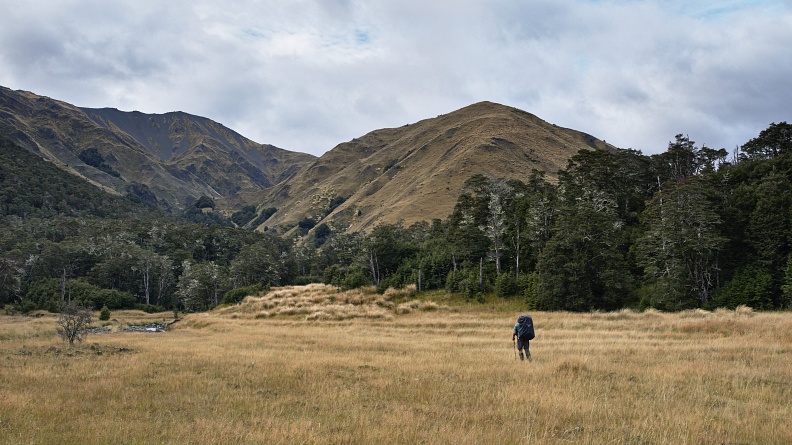Tramping up Anne Valley