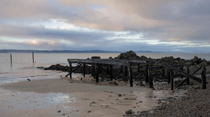 Remains of Port Craig wharf