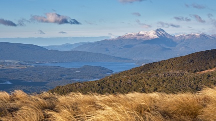 Mt Titiroa and Lake Manapouri
