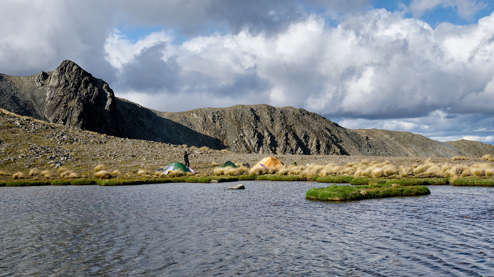 Campsite by the tarn