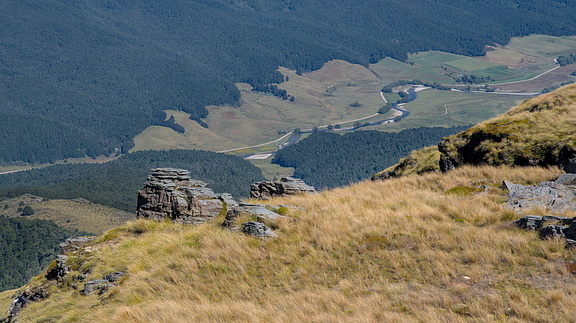 Waikaia Valley from Titan Rocks
