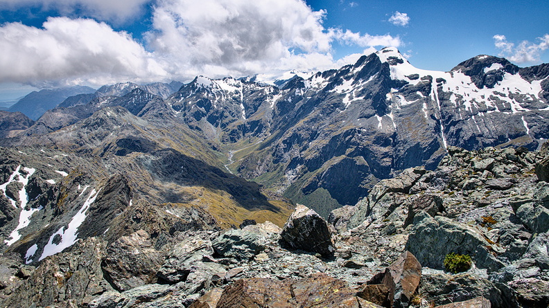 Routeburn Valley North Branch, North Col, and Humboldt Mountains