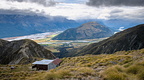 McIntosh Hut, Mt Alfred, Rees River, and Dart River