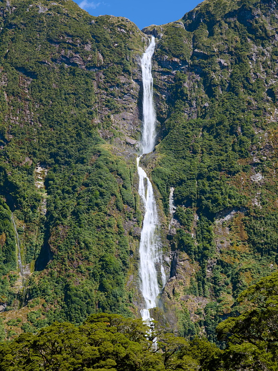 Sutherland Falls from distance