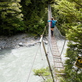 Swing bridge over Elcho Stream